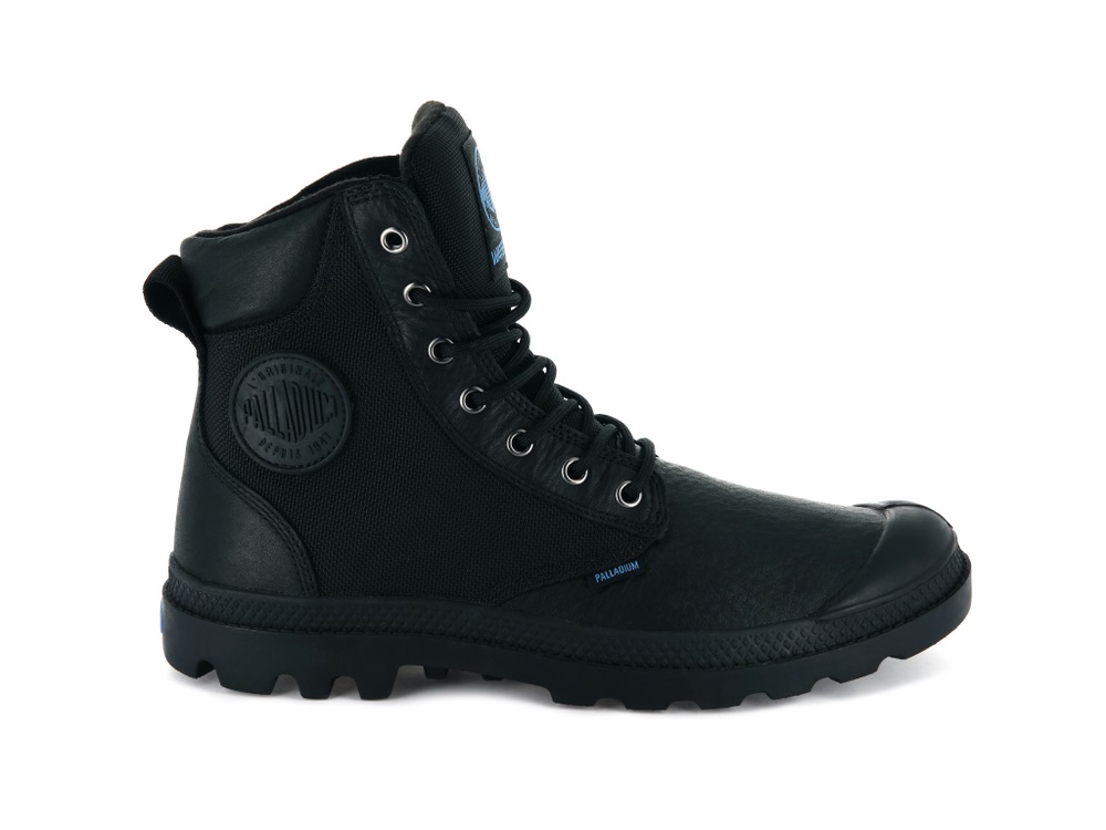 Botas Palladium PAMPA SPORT CUFF WPN Hombre Negras | Costa Rica-60958